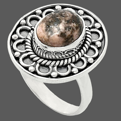 Natural Leopard Skin Jasper Ring size-6 R-1256 SDR243090