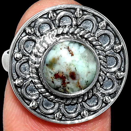 Natural Variscite Ring size-7.5 R-1256 SDR243096