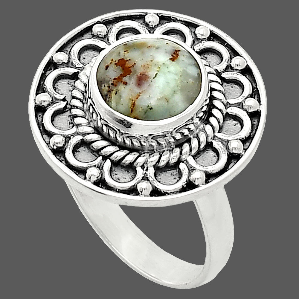 Natural Variscite Ring size-7.5 R-1256 SDR243096