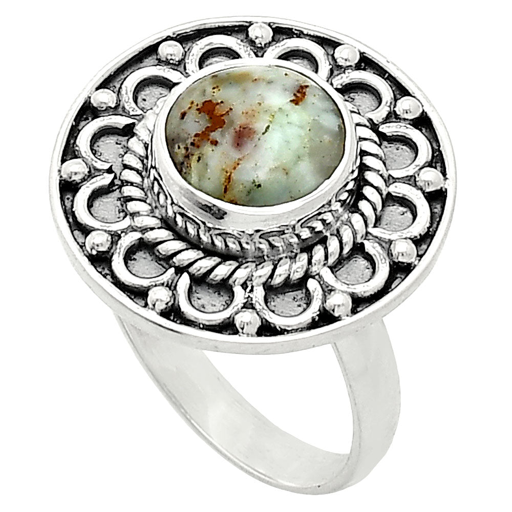 Natural Variscite Ring size-7.5 R-1256 SDR243096