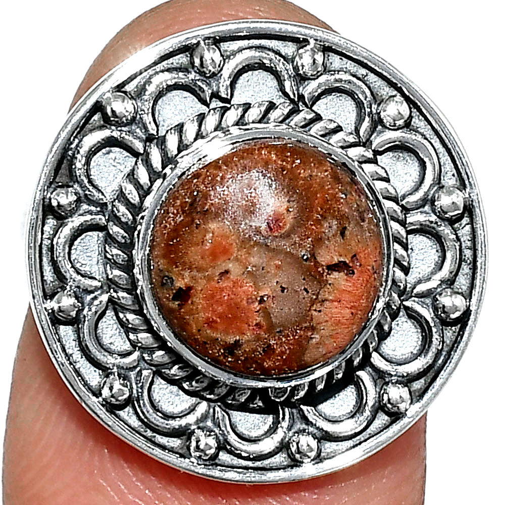 Natural Poppy Jasper Ring size-6 R-1256 SDR243105