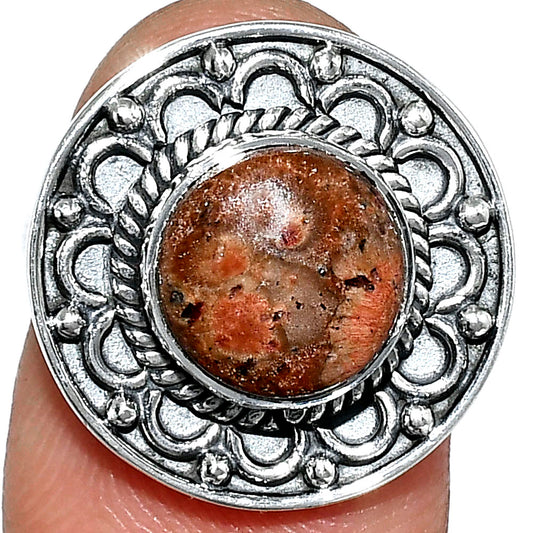 Natural Poppy Jasper Ring size-6 R-1256 SDR243105
