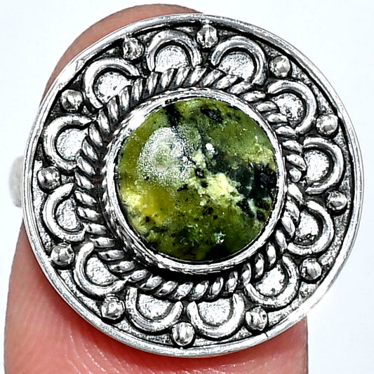 Natural Serpentine Ring size-6 R-1256 SDR243106