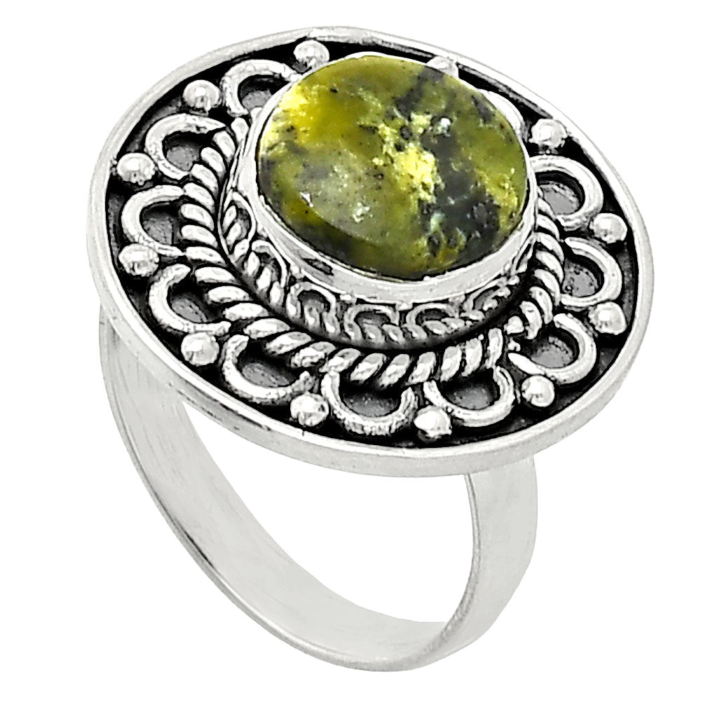 Natural Serpentine Ring size-6 R-1256 SDR243106