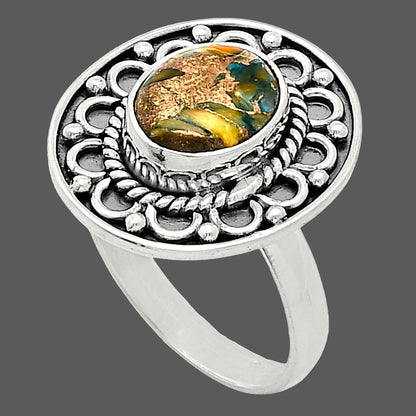 Spiny Oyster Turquoise - Arizona Ring size-8 R-1256 SDR243107