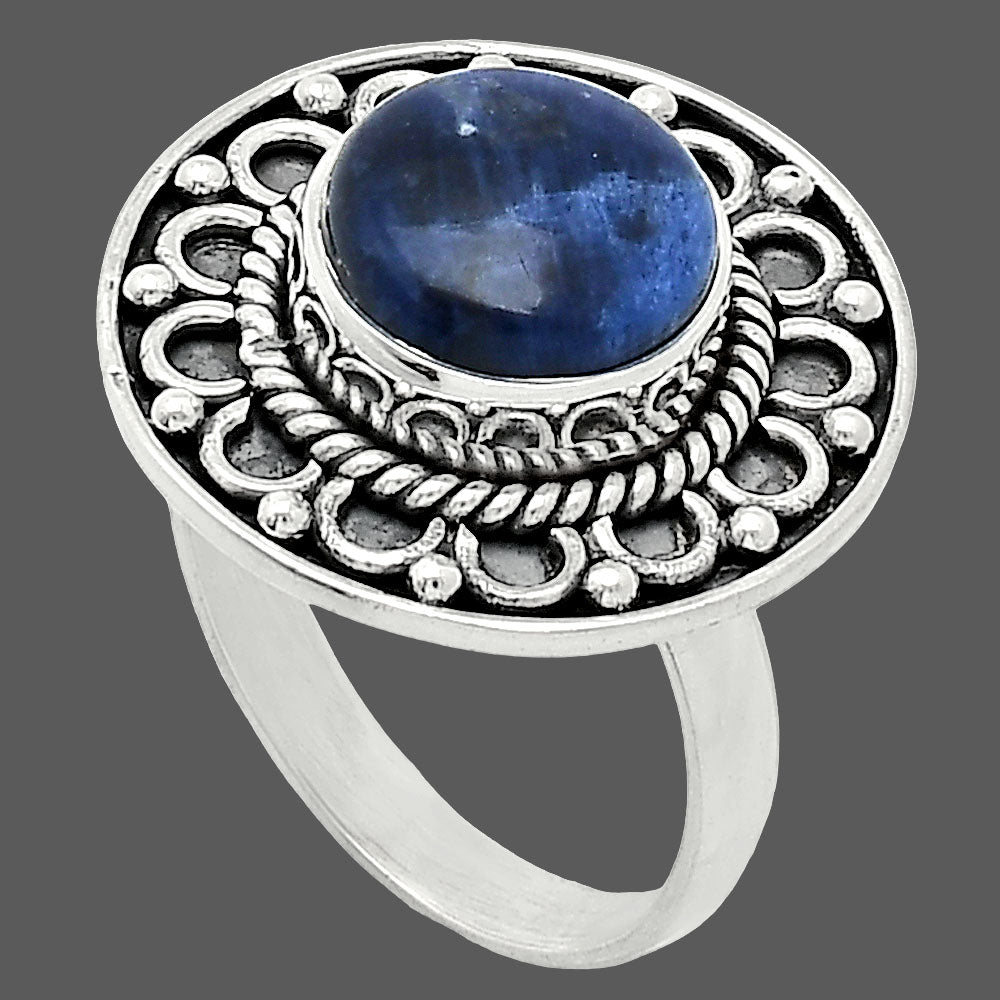 Natural Sodalite Ring size-7 R-1256 SDR243128