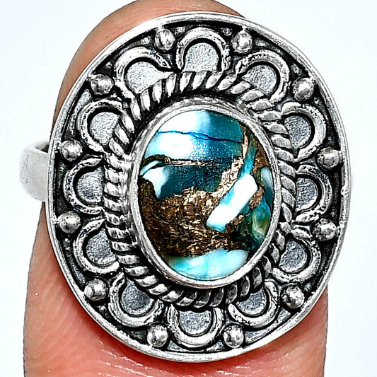 Spiny Oyster Turquoise - Arizona Ring size-7 R-1256 SDR243131