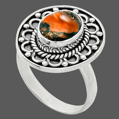 Spiny Oyster Turquoise - Arizona Ring size-8 R-1256 SDR243133