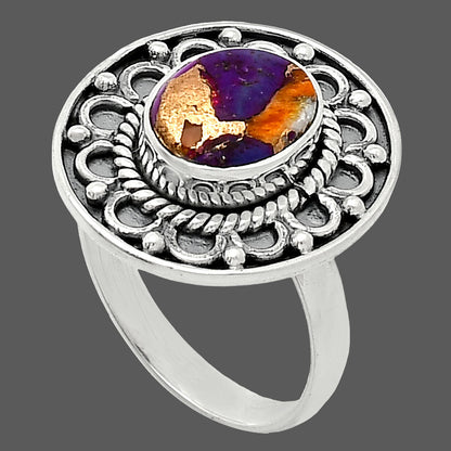 Spiny Oyster Turquoise - Arizona Ring size-7.5 R-1256 SDR243136