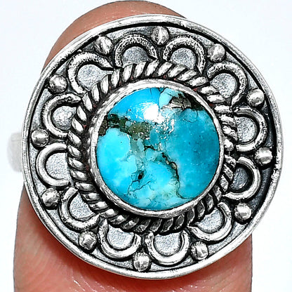 Kingman Turquoise With Pyrite Ring size-8 R-1256 SDR243139