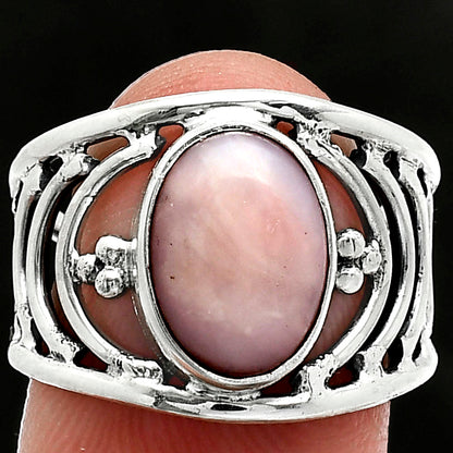Natural Pink Opal - Australia Ring size-7.5 R-1379 SDR243191