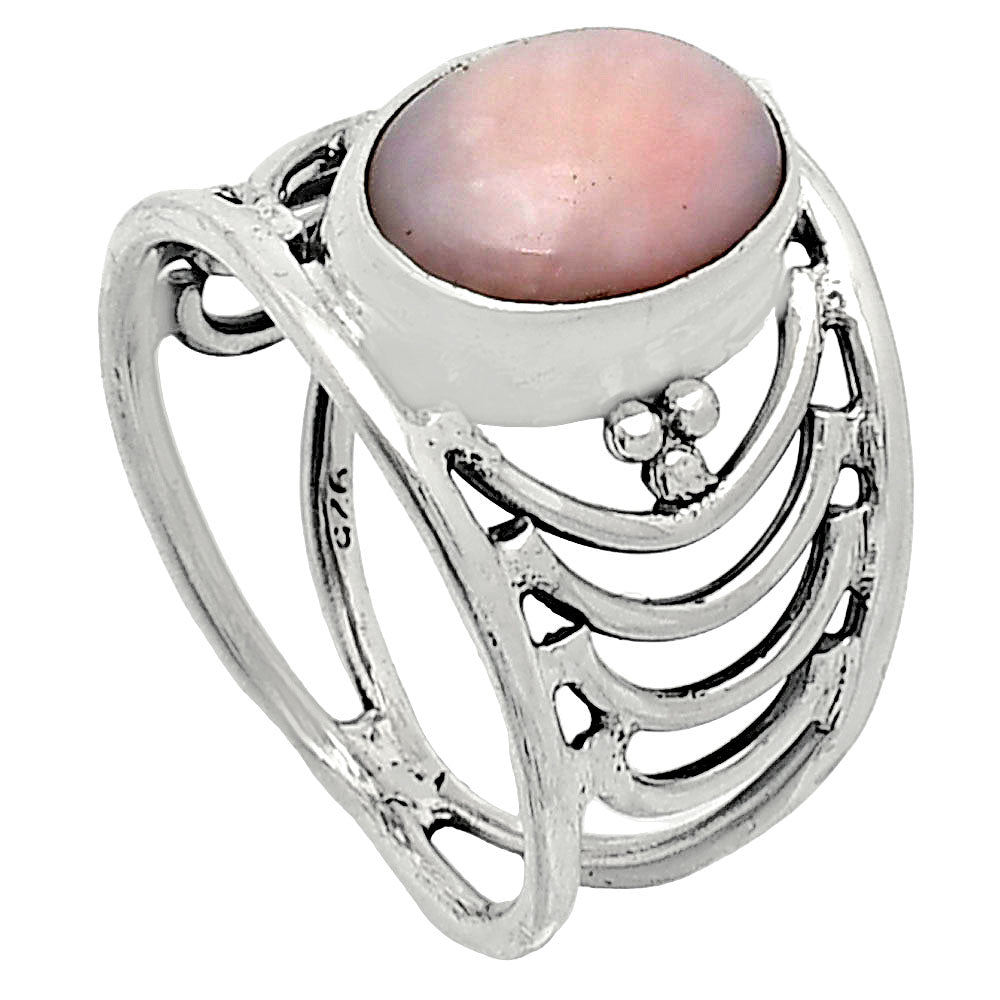Natural Pink Opal - Australia Ring size-7.5 R-1379 SDR243191