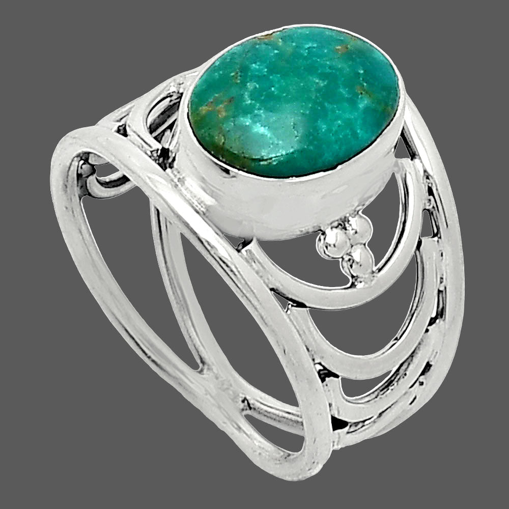 Natural Peruvian Opalina Ring size-7.5 R-1379 SDR243214