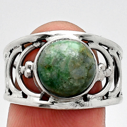 Natural Utah Variscite Ring size-8.5 R-1379 SDR243218
