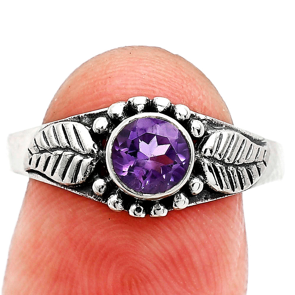 Natural African Amethyst Ring size-7 R-1404 SDR243517