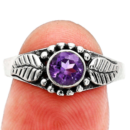 Natural African Amethyst Ring size-7 R-1404 SDR243517