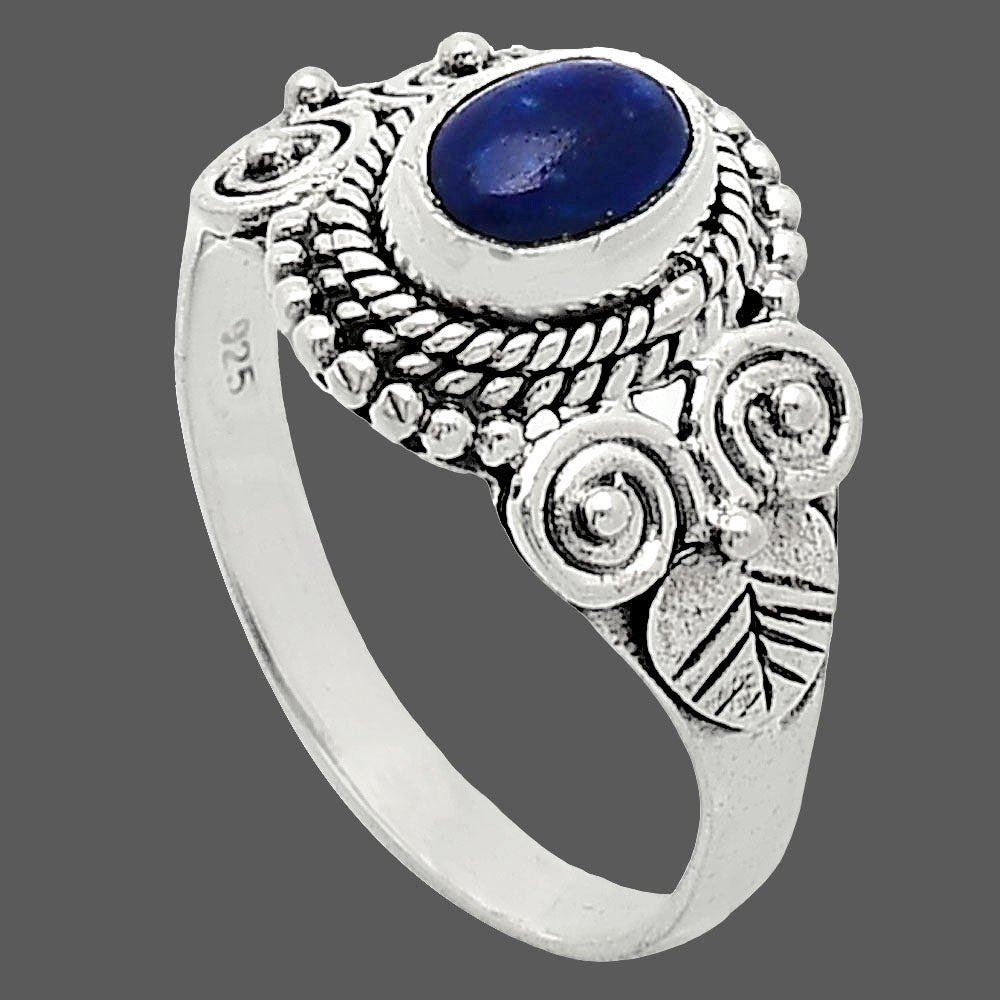 Natural Lapis Lazuli - Afghanistan Ring size-7.5 R-1280 SDR243590