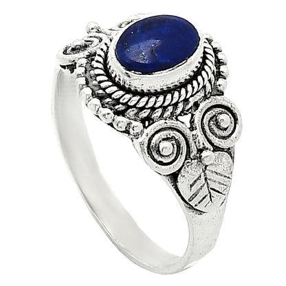 Natural Lapis Lazuli - Afghanistan Ring size-7 R-1280 SDR243592