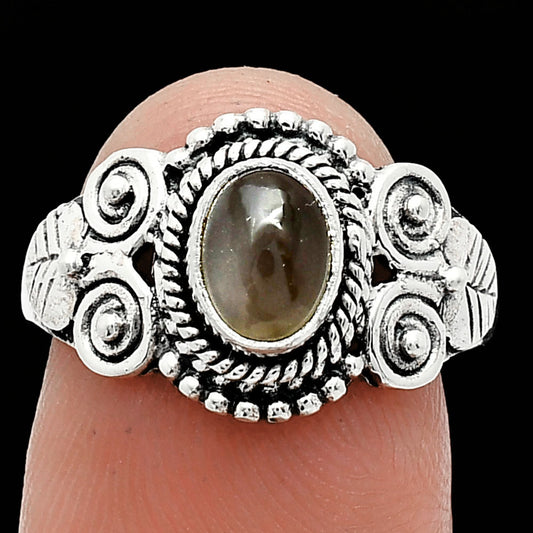 Natural Gray Moonstone Ring size-8 R-1280 SDR243612