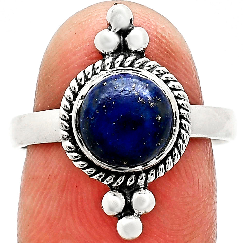 Natural Lapis Lazuli - Afghanistan Ring size-8 R-1127 SDR243746