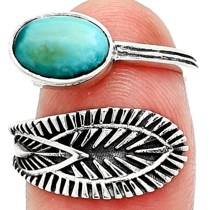 Adjustable - Natural Rare Turquoise Nevada Aztec Mt Ring size-7 R-1116 SDR243783