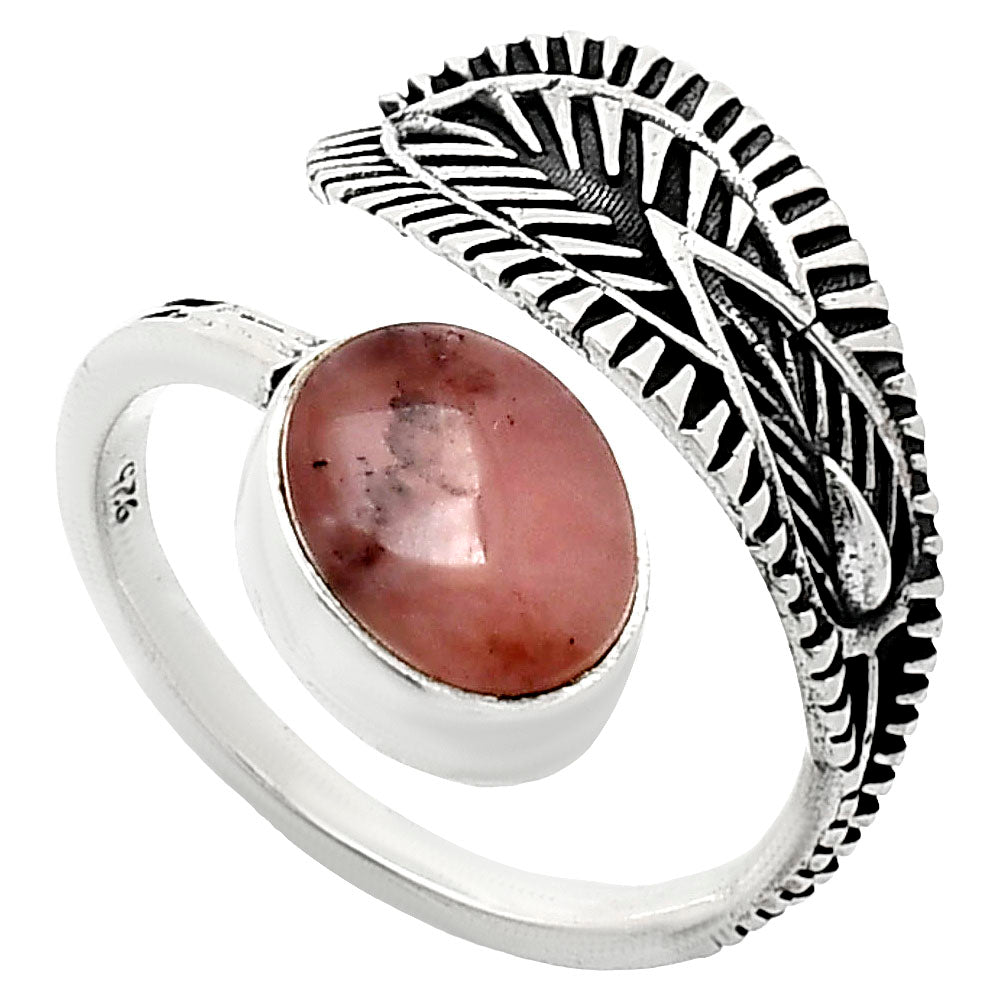 Adjustable - Guava Quartz - Brazil Ring size-7.5 R-1116 SDR243805