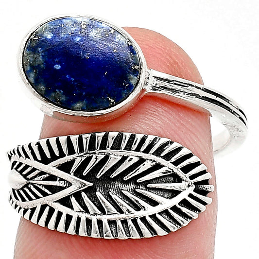 Adjustable - Natural Lapis Lazuli Ring size-7.5 R-1116 SDR243836