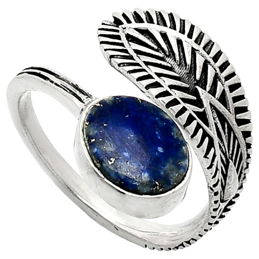 Adjustable - Natural Lapis Lazuli Ring size-7.5 R-1116 SDR243836
