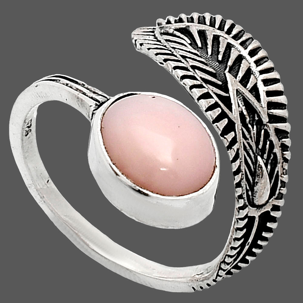 Adjustable - Pink Opal - Australia Ring size-7.5 R-1116 SDR243848