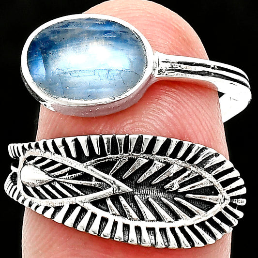 Adjustable - Rainbow Moonstone Ring size-7 R-1116 SDR243851