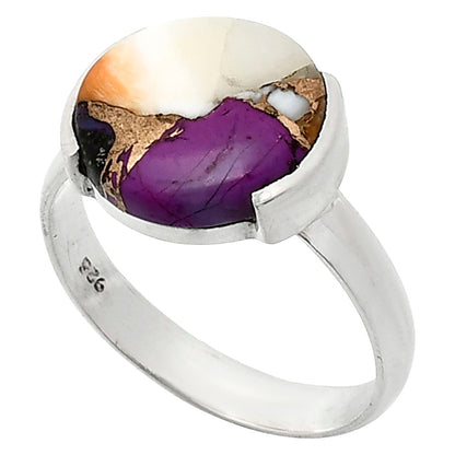 Spiny Oyster Turquoise - Arizona Ring size-8 R-1173 SDR243926