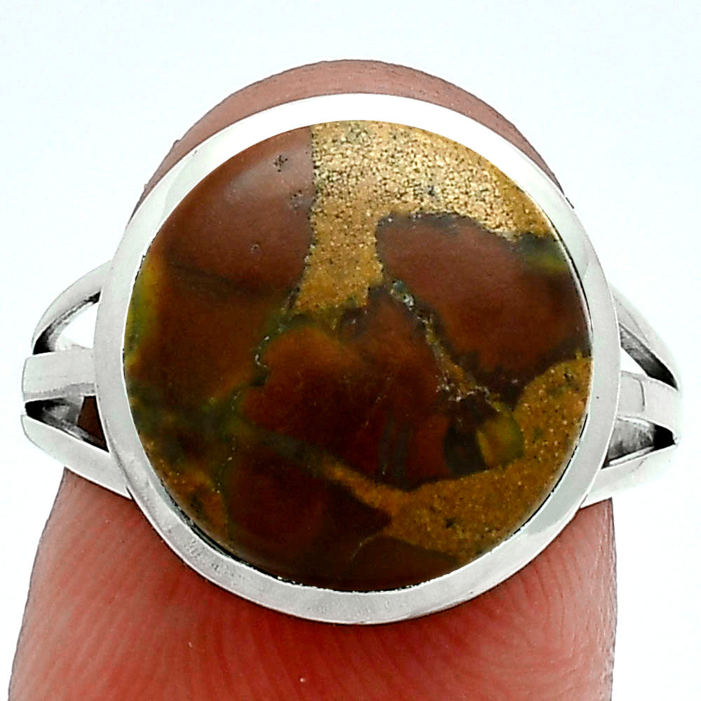 Natural Bamboo Jasper Ring size-8 R-1006 SDR244007