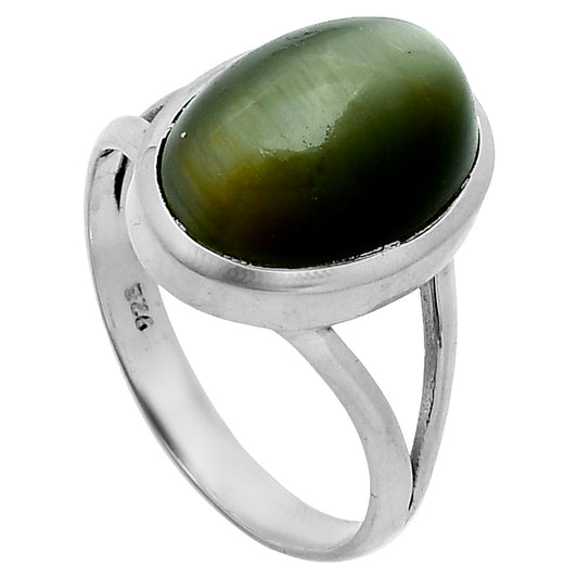 Natural Genuine Cats Eye Ring size-9 R-1005 SDR244095