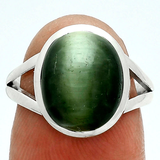 Natural Genuine Cats Eye Ring size-7 R-1005 SDR244114