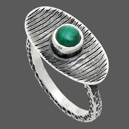 Natural Malachite Eye - Congo Ring size-7.5 R-1573 SDR244197