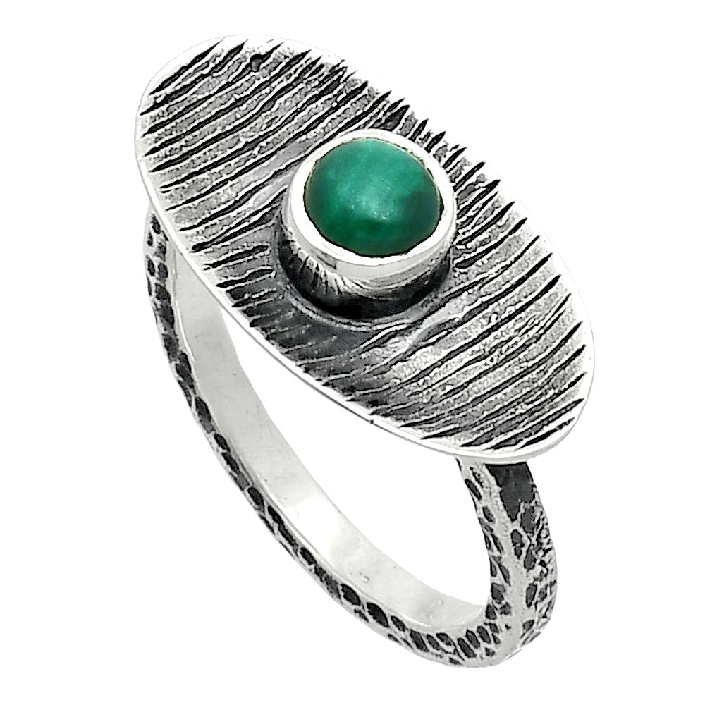 Natural Malachite Eye - Congo Ring size-7.5 R-1573 SDR244197