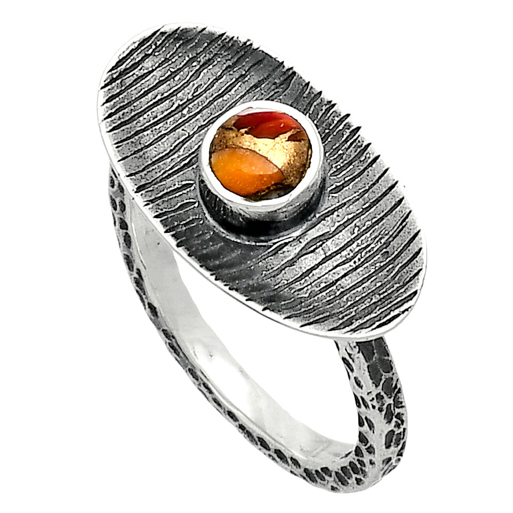 Spiny Oyster Turquoise - Arizona Ring size-8 R-1573 SDR244200