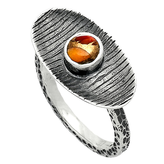 Spiny Oyster Turquoise - Arizona Ring size-8 R-1573 SDR244200