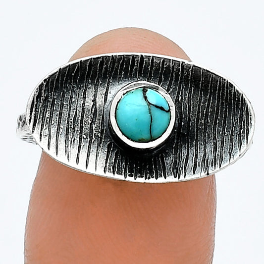Lucky Charm Tibetan Turquoise Ring size-8 R-1573 SDR244202