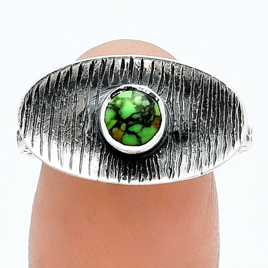 Lucky Charm Tibetan Turquoise Ring size-7.5 R-1573 SDR244212