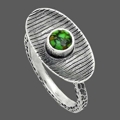 Lucky Charm Tibetan Turquoise Ring size-7.5 R-1573 SDR244212