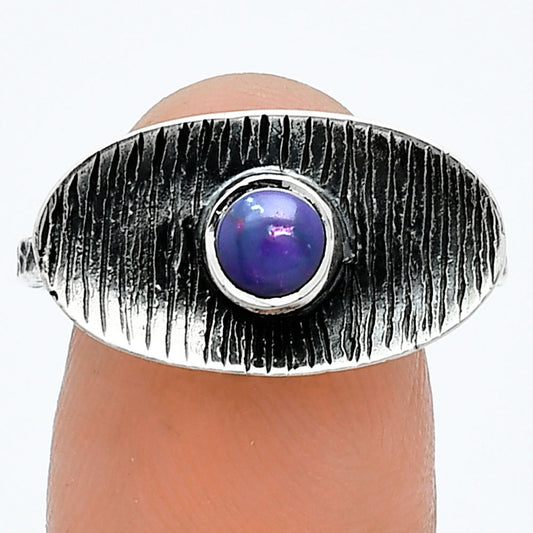 Copper Purple Turquoise - Arizona Ring size-8 R-1573 SDR244223