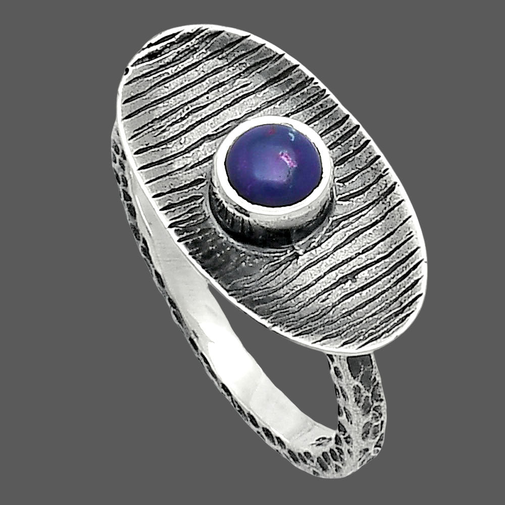 Copper Purple Turquoise - Arizona Ring size-8 R-1573 SDR244223