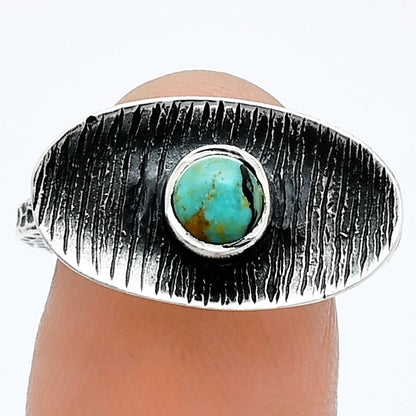 Lucky Charm Tibetan Turquoise Ring size-7 R-1573 SDR244225