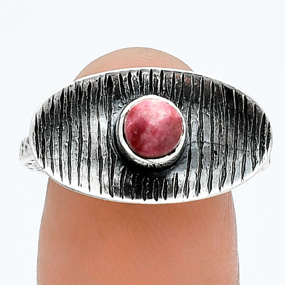 Natural Pink Thulite - Norway Ring size-7 R-1573 SDR244227