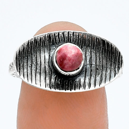 Natural Pink Thulite - Norway Ring size-7 R-1573 SDR244227
