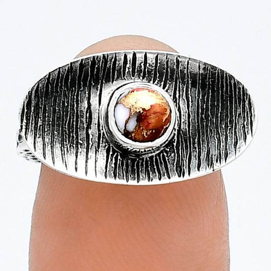 Spiny Oyster Turquoise - Arizona Ring size-6 R-1573 SDR244232