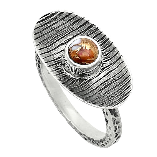 Spiny Oyster Turquoise - Arizona Ring size-6 R-1573 SDR244232