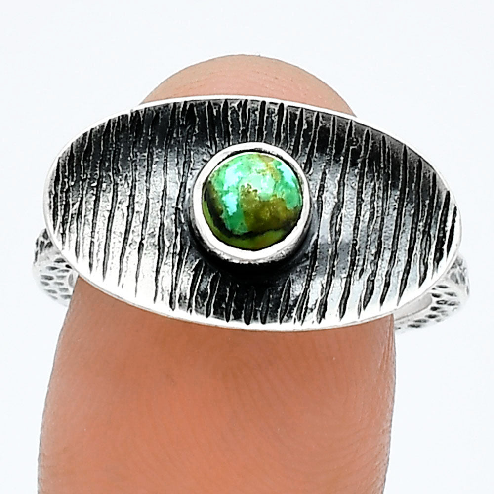Lucky Charm Tibetan Turquoise Ring size-8 R-1573 SDR244235