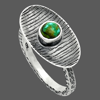 Lucky Charm Tibetan Turquoise Ring size-8 R-1573 SDR244235
